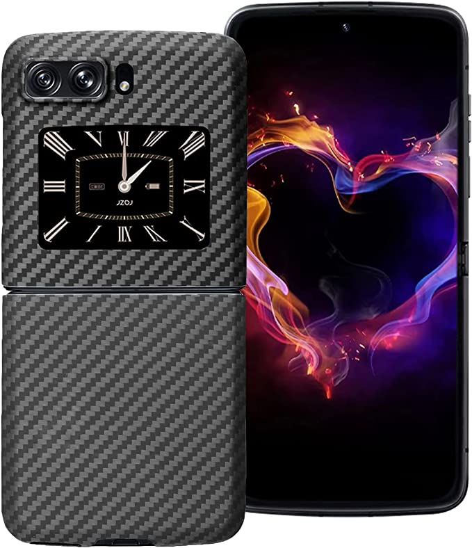 Carbon Fiber Designed Compatible Motorola RAZR 5G Case 6.7