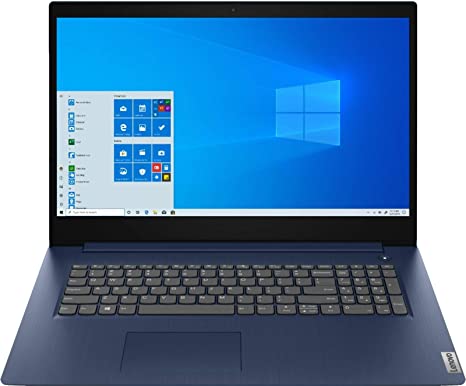 Lenovo IdeaPad 3 17 Laptop 17.3” HD+ Display, Intel 10th Gen Quad-Core i5-1035G1, 12GB RAM, 512GB SSD + 1TB HDD, Webcam, Dolby Audio, USB 3.0, HDMI, Abyss Blue, Windows 10 Home