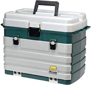 Plano 4-Drawer Tackle Box Green Metallic/Silver ,One Size