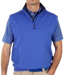 Bobby Jones Golf Apparel - Performance RTJ Quarter-Zip Vest for Men